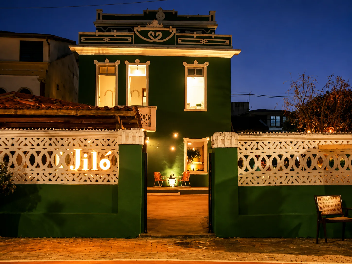 Fachada do restaurante Jiló
